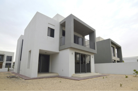 External painting done in Sidra 3, Dubai Hills G+1