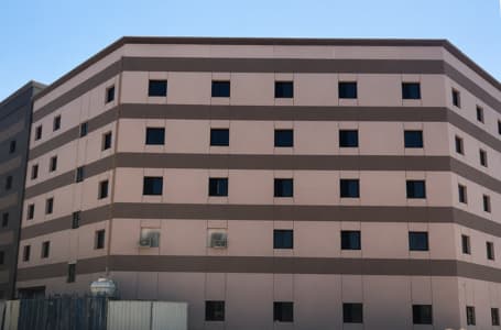 painting done in G+4 labor Accommodation