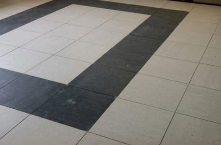 Floor tile fixing work done in Investment villas